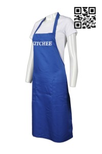 AP087  訂造藍色全身圍裙  設計廚房專用圍裙 網上下單圍裙 圍裙專營